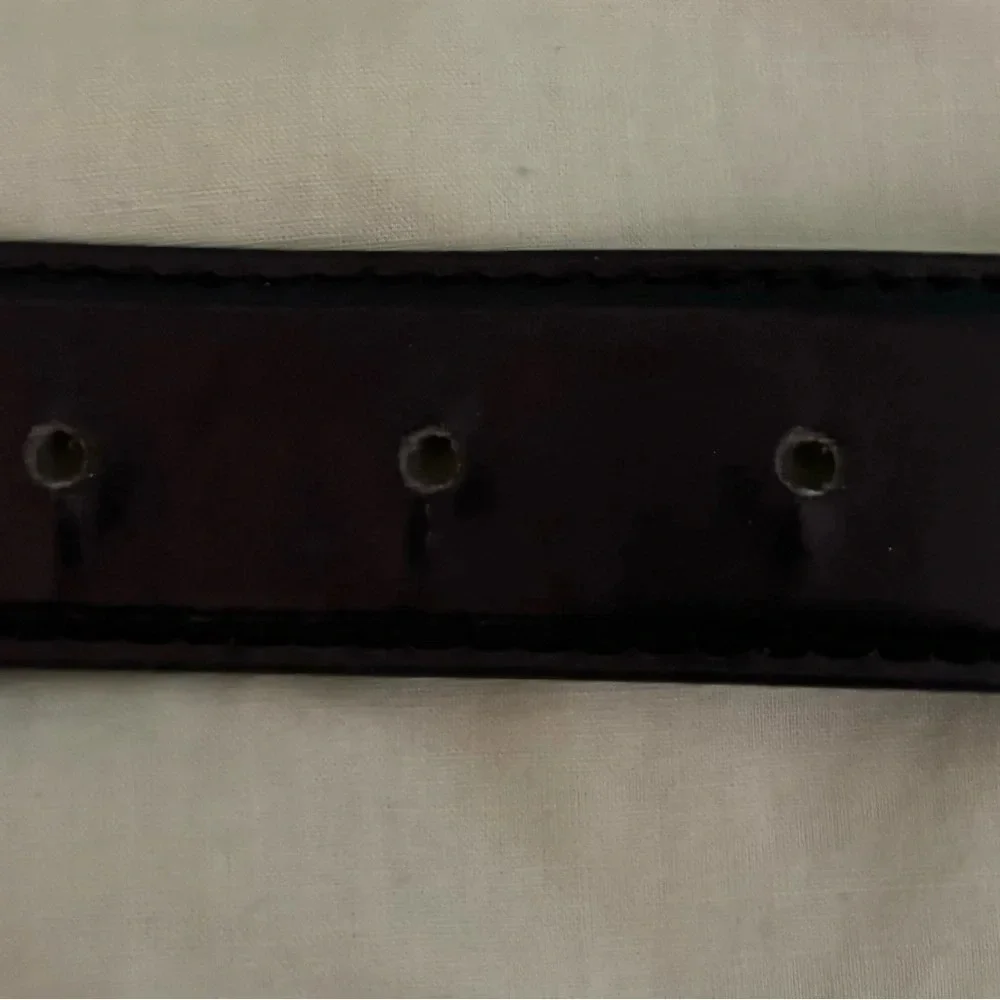 Boys Black Leather Belt Sz 28‎ Style 1912 Gold Hardware Uniform Suit Wedding